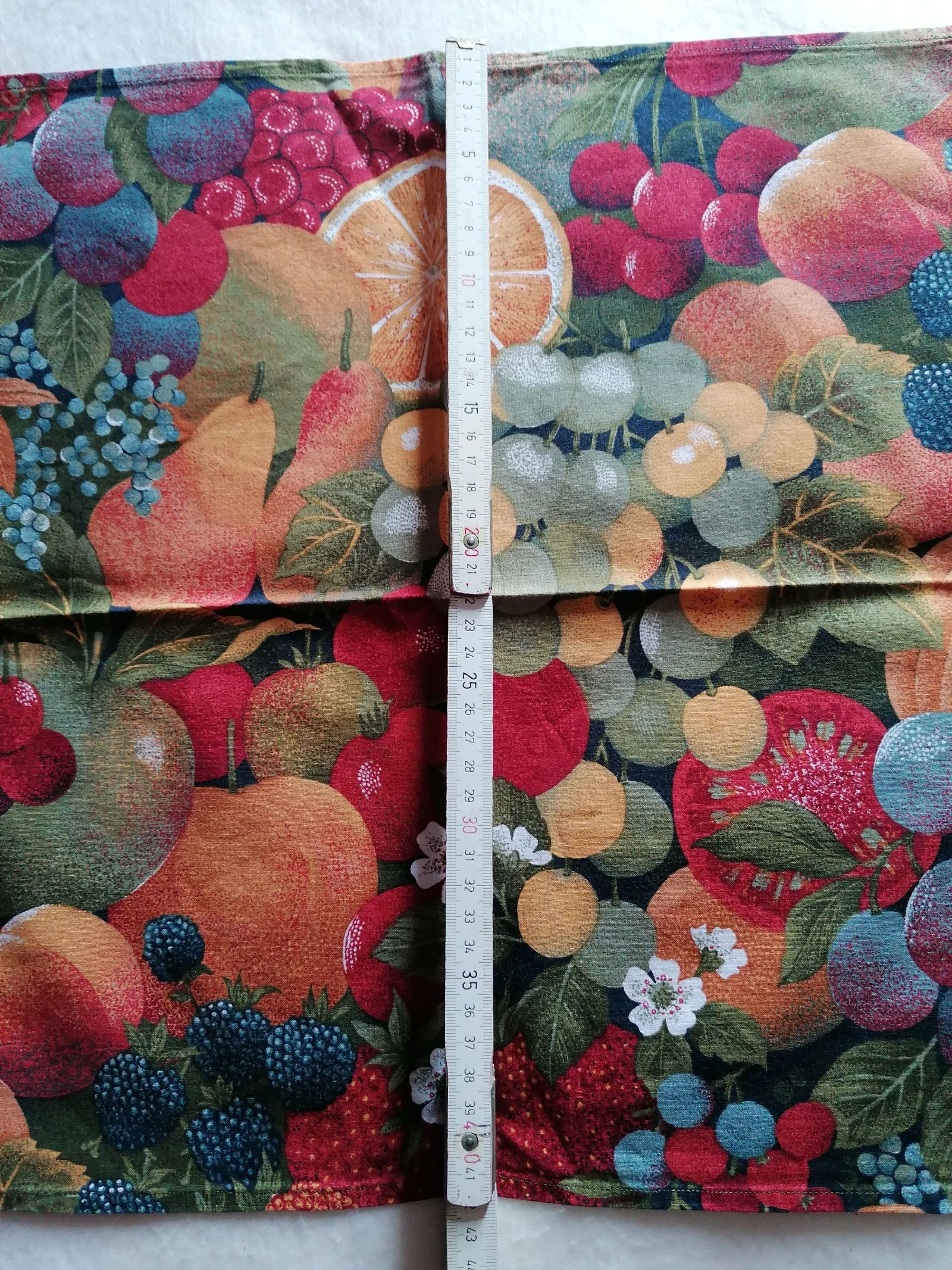 4 Vintage Summer Fruit Table Napkins – photo 6